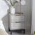 Bali Grey Oak 2 Drawer Bedside Cabinet