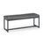 Brooklyn Charcoal Faux Leather Dining Bench