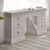 Clermont Soft Grey 6 Drawer Double Dressing Table