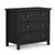 Maine Black 3 Drawer Small Chest