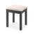 Maine Black Padded Dressing Stool