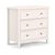 Maine White 3 Drawer Small Chest