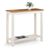 Coxmoor Ivory Console Table with Shelf