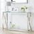 Miami Glass and Chrome 120cm Console Table