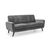 Monza Grey Fabric 3 Seater Sofa