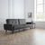 Monza Grey Fabric Sofabed