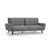 Monza Grey Linen Fabric Sofabed