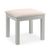 Maine Grey Padded Dressing Stool