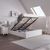 Maine White Ottoman Storage Bed - Sizes Available