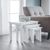 Cleo White Nest of 3 Tables