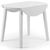 Coast White 2-4 Seater Round Drop Leaf Dining Table