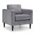Hayward Dark Grey Fabric Armchair