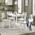Keats White 4 Seater Dining Set