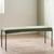 Leonie Green Fabric Dining Bench