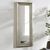 Tokyo Pewter Rectangular Tall Wall Mirror - 45cm x 115cm