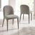 2 x Holly Graphite Grey Fabric Dining Chair