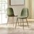 4 x Lottie Olive Green Fabric Dining Chair