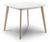Casa White 2 Seater Square Dining Table