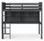 Titan Dark Grey High Sleeper Bed