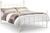 Rebecca White Metal Frame Bed - Sizes Available