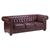 Chesterfield Oxblood Red 3 Seater Sofa