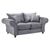 Windsor Fullback Grey 2 Seater Sofa