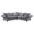 Windsor Fullback Grey Large Corner Sofa