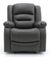 Alva Grey Faux Leather Electric Recliner Armchair