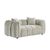 Venice Beige Fabric 2 Seater Sofa