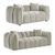 Venice Beige Fabric 3+2 Seater Sofa Set
