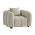 Venice Beige Fabric Armchair