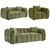 Venice Green Fabric 3+2+1 Seater Sofa Set