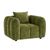 Venice Green Fabric Armchair
