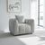 Venice Grey Fabric Armchair