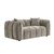 Venice Mocha Fabric 2 Seater Sofa