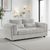 Bari Grey Fabric 3 Seater Sofa