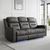 C-Love Grey Fabric 3 Seater Electric Recliner Sofa