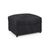 Oakland Charcoal Fabric Storage Footstool