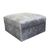 Serena Silver Grey Fabric Storage Footstool