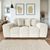 Jacob Natural Fabric 2 Seater Sofa