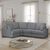 Funk Grey Fabric Corner Sofa - RHF