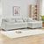 Modena Beige Fabric Sofa - RHF