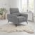 Sorrento Grey Fabric Electric Recliner Armchair