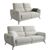 Sorrento Beige Fabric 3+2 Seater Electric Recliner Sofa Set