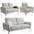 Sorrento Beige Fabric 3+2+1 Seater Electric Recliner Sofa Set