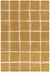 Asiatic Contemporary Design Albany Gold Grid Rug - Sizes Available
