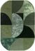 Asiatic Contemporary Design Matrix Oval Forest 75 Rug - Sizes Available