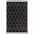 Asiatic Natural Weaves Nepal Black and Cream Diamond Rug - Sizes Available