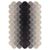 Asiatic Contemporary Design Hive Charcoal Rug - Sizes Available