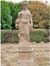 Hand Carved Stone Lady with Grapes Statue